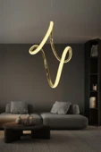 Badem Topsuz Modern Koridor & Oturma Odası Sarkıt Avize - 10