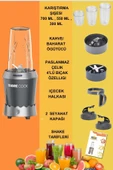 TIGRECOOK NUTRISHAKE 3 in 1 Paslanmaz Çelik Bıçaklı Kişisel Smoothie Blender ve Kahve Baharat Öğütücü 1000 GRi - 2