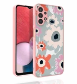 Galaxy A13 4G Kılıf Desenli Kamera Korumalı Parlak Zore Nora Kapak - 1