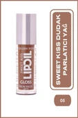 Golden Rose Sweet Kiss Lip Oil Gloss 05 Mocha Mousse Latte Dudak Parlatıcısı - 1
