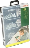 Bosch 173 Parça Aksesuar & Sabitleme Seti, Matkap ucu, Vidalama ucu, Vida, Dübel - 2607019511 - 2