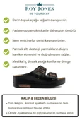 ROY JONES 3001 SİYAH TOKALI COMFORT CASUAL ANATOMİK DOLGU TABAN TERLİK thumbnail 5