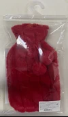 SICAK SU TORBASI PONPONLU KIRMIZI 26x17x2cm 750ml - 3