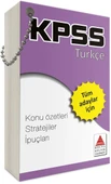 Delta Kültür KPSS Türkçe Strateji Kartları - 1
