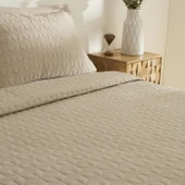 Karaca Home Liora Çift Kişilik Yatak Örtüsü Bej - 4