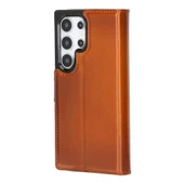 Samsung Galaxy S24 Ultra Uyumlu, Deri Cüzdanlı Kılıf, Efektli Taba - 5