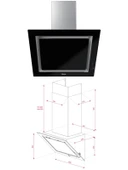 Teka Siyah Ankastre Set (TBC 64010 Ocak/HLB 8400 Fırın/DLV 68660 Davlumbaz) - 4