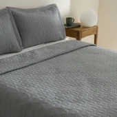 Karaca Home Liora Çift Kişilik Yatak Örtüsü Antrasit - 3