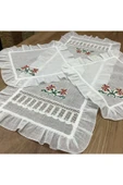 OYA home Kaneviçe & Dantelli Oda Takımı -3 parça - 5