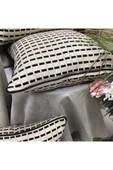OYA home Siyah Jakar Desenli Kırlent - 5