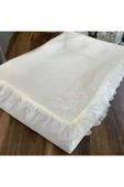 OYA home Fırfırlı Fransız Dantelli Organze Şase xl - 3
