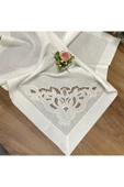 OYA home Beyaz İş Bohça -100 * 100 cm - 4