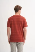 Cazador Bisiklet Yaka Regular Fit Örme Tişört 4123 - 4