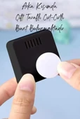 Mini LCD Dijital Sıcaklık Nem Ölçer Termometre Higrometre - Duvara Takılabilir Siyah - 6