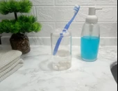 SIVI SABUNLUK DİŞ FIRÇALIK 2 Lİ BANYO SETİ BEYAZ  İNCİ thumbnail 2