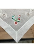OYA home Dantelli & Kaneviçeli Kare Örtü - 100 *100  cm - 5