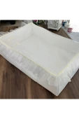 OYA home Fırfırlı Fransız Dantelli Organze Şase xl - 1