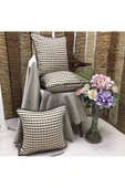 OYA home Siyah Jakar Desenli Kırlent - 4