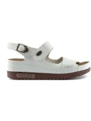 ROY JONES 3014 BEYAZ ÇIRTLI COMFORT CASUAL ANATOMİK SANDALET - 7