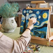 Gen-Of Küçük Resim Tuvali %100 Pamuk 20x20 cm Arkadan Zımbalı 5 Adet thumbnail 3