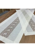 OYA home Gül Desen Dantelli Salon Takımı -2 parça - 2