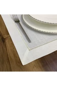 OYA home Parlak Gümüş Dikişli Amerikan Servis Set --6 Parça - 3
