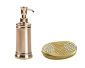 SIVI SABUNLUK VE SABUNLUK 2 Lİ BANYO SETİ,ALTIN MOZAİK - 2