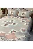 OYA home Patchwork Kaneviçeli Yatak Örtüsü -3 parça - 5