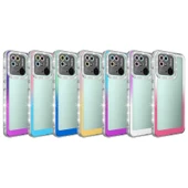 Xiaomi Redmi 10C Kılıf Simli ve Renk Geçiş Tasarımlı Lens Korumalı Zore Park Kapak - 2