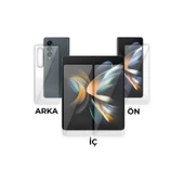 Samsung Galaxy Z Fold 5 Ön-İç-Arka Ekran Darbe Emici Kaplama ve Hd Ekran Koruyucu thumbnail 1