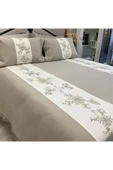 OYA home El İşlemeli Vizon Pike Takımı - 6 parça - 2