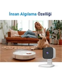 Hybrone Fold Katlanabilir Wi-Fi Akıllı Kamera, İnsan Algılama Çift Yönlü Sesli Görüşme, Hareket Algılama, Siren Özelliği - 4