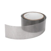 48 mm x 2 Metre Yapışkanlı Sineklik Tülü Tamir Bandı Yırtık Kopmuş Delik Fiber Tül Yapıştırma Gri thumbnail 8