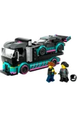 LEGO ® City Yarış Arabası ve Araba Taşıyıcı Kamyon 60406 - 6+ Yaratıcı Oyuncak Yapım Seti (328 Parça) - 6