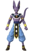 Orqinel BANDAI, Beerus - 16 cm Dragon Ball Dragon Yıldızları Poz Verilebilir Figürleri - 3