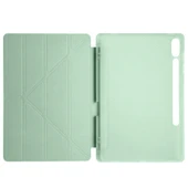 Galaxy Tab S9 FE Plus Kılıf Zore Tri Folding Kalem Bölmeli Standlı Kılıf - 4