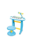 Vardem Mikrofonlu 24 Tuşlu Mp3 Çalar Mini Piyano Mavi Ve Pembe Seceneği - 1