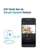 Hybrone Fold Katlanabilir Wi-Fi Akıllı Kamera, İnsan Algılama Çift Yönlü Sesli Görüşme, Hareket Algılama, Siren Özelliği - 5