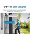 Hybrone Hold İç ve Dış Ortam Bataryalı Wi-Fi Akıllı Kamera, Renkli Gece Görüşü, Siren ve Işığı ile Aktif Caydırıcılık, - 7