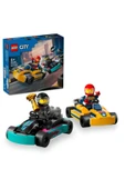 LEGO ® City Go-Kartlar ve Yarış Sürücüleri 60400 - 5+ Yaratıcı Oyuncak Yapım Seti (99 Parça) - 1