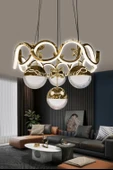 Sefa Model Küre Fanuslu Top 4 Toplu İthal Led Avize - 4