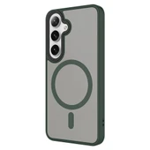 Galaxy S24 Kılıf Sert PC Arka Yüzey Wireless Şarj Özellikli Zore Flet M-safe Kapak thumbnail 3