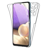 Smcase Samsung Galaxy A32 4G Kılıf Ön Arka 360 Silikon thumbnail 1