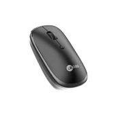 Lenovo Lecoo WS209 Siyah Şarjlı Sessiz Ergonomik Optik Kablosuz Mouse - 6 Tuşlu 1600DPI Çift Modlu thumbnail 2