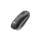 Lenovo Lecoo WS209 Siyah Şarjlı Sessiz Ergonomik Optik Kablosuz Mouse - 6 Tuşlu 1600DPI Çift Modlu thumbnail 3