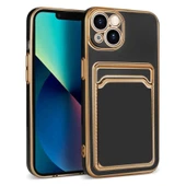 Apple iPhone 13 Kılıf Zore Bark Kartlıklı Kapak - 1