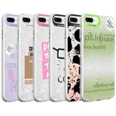 Apple iPhone 7 Plus Kılıf Mermer Desenli Zore Marbello Kapak - 2