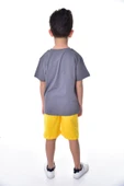 Pikachu Baskılı 2'li Şort - T-Shirt Çocuk Takım - 3