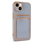 Apple iPhone 13 Kılıf Zore Bark Kartlıklı Kapak - 5