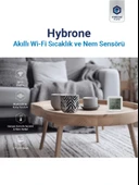 Hybrone Akıllı Wi-Fi LCD Ekranlı Sıcaklık ve Nem Sensörü, Gerçek Zamanlı Sıcaklık ve Nem Verileri, Uygulama Üzerinden Anında Bildirim - 2